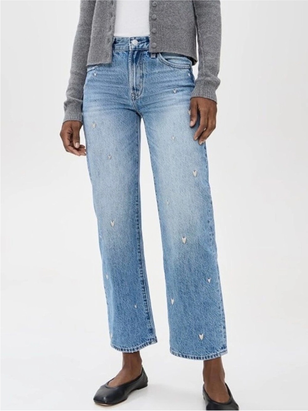 Pistola Confetti Lexi Mid Rise Straight Jeans